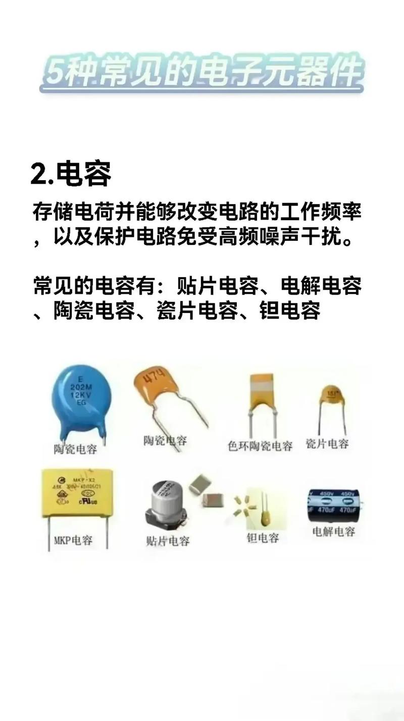 電子世界的基石 5種常見電子元器件詳解，#芯片 #電阻 #電感 全解析